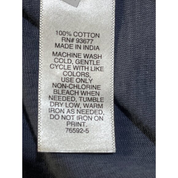 Mutual Weave Mens Ombre Blue T-Shirt LT 100% Cotton - Picture 9 of 9